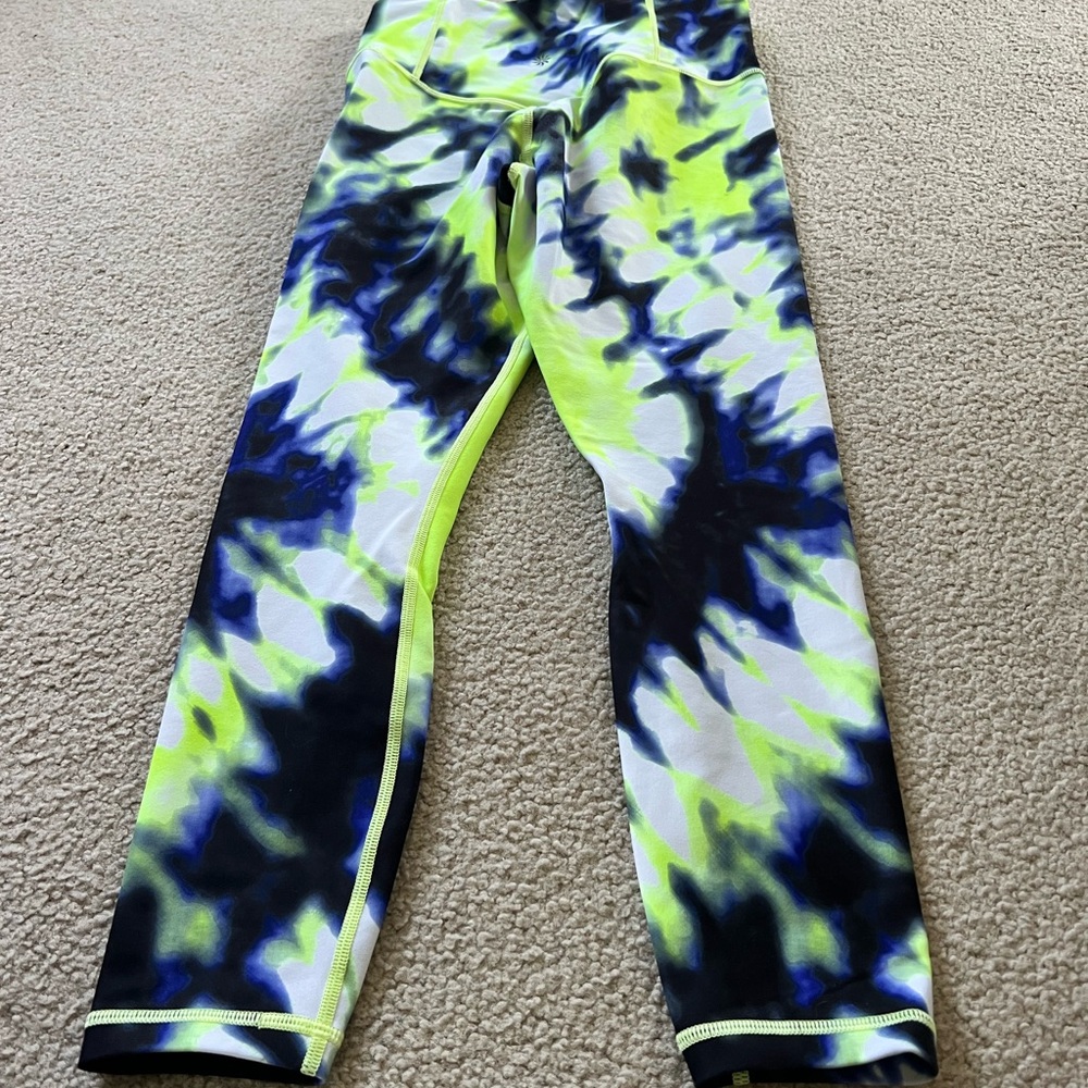 Athleta Tie Dye Elation 7/8 Leggings